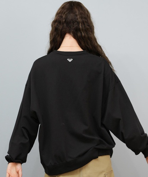 ROXY（ロキシー）の「ROXY/ロキシー FIND YOUR WAVE スウェット RLT254611T（スウェット・レディース・ライトブルー/ブラック/ヘザーグレー・M/L）」の5枚目の写真