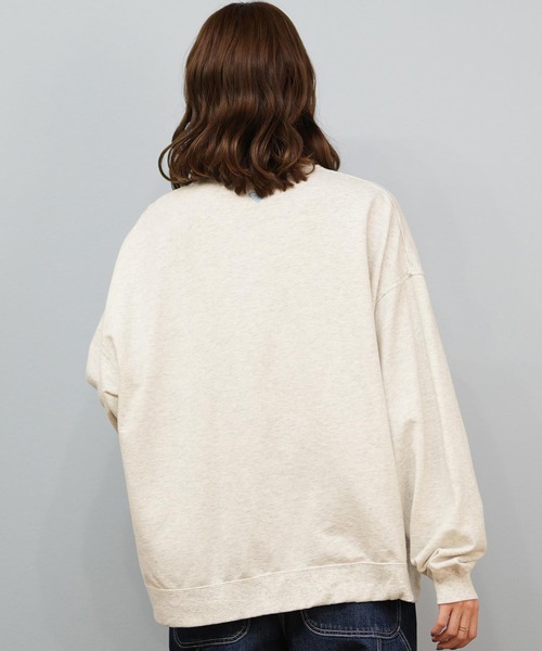 ROXY（ロキシー）の「ROXY/ロキシー FIND YOUR WAVE スウェット RLT254611T（スウェット・レディース・ライトブルー/ブラック/ヘザーグレー・M/L）」の6枚目の写真