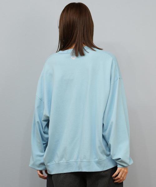 ROXY（ロキシー）の「ROXY/ロキシー FIND YOUR WAVE スウェット RLT254611T（スウェット・レディース・ライトブルー/ブラック/ヘザーグレー・M/L）」の7枚目の写真