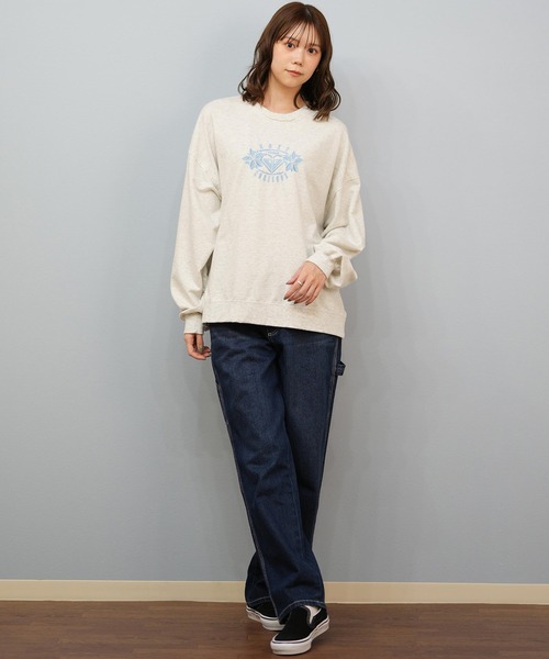 ROXY（ロキシー）の「ROXY/ロキシー FIND YOUR WAVE スウェット RLT254611T（スウェット・レディース・ライトブルー/ブラック/ヘザーグレー・M/L）」の10枚目の写真