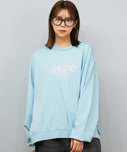 ROXY（ロキシー）の「ROXY/ロキシー FIND YOUR WAVE スウェット RLT254611T（スウェット・レディース・ライトブルー/ブラック/ヘザーグレー・M/L）」の15枚目の写真