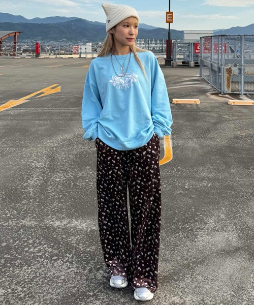 ROXY（ロキシー）の「ROXY/ロキシー FIND YOUR WAVE スウェット RLT254611T（スウェット・レディース・ライトブルー/ブラック/ヘザーグレー・M/L）」の16枚目の写真