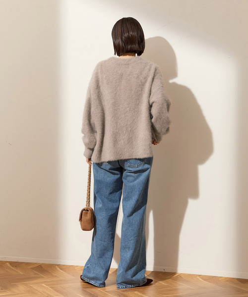 journal standard L'essage(ジャーナルスタンダードレサージュ)の「《追加2》FOX CASHMERE Vネックカーディガン(カーディガン/ボレロ・レディース・ブラウン系その他/ピンク系その他/ベージュ/ネイビー・FREE)」の14枚目の写真