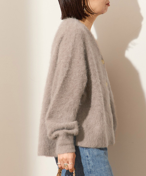 journal standard L'essage(ジャーナルスタンダードレサージュ)の「《追加2》FOX CASHMERE Vネックカーディガン(カーディガン/ボレロ・レディース・ブラウン系その他/ピンク系その他/ベージュ/ネイビー・FREE)」の16枚目の写真