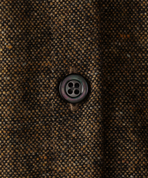 GALLEGO DESPORTES（ギャレゴデスポート）の「GALLEGO DESPORTES | デザインカラー 長袖シャツ WOMEN（シャツ/ブラウス・レディース・ブラウン・S）」の7枚目の写真