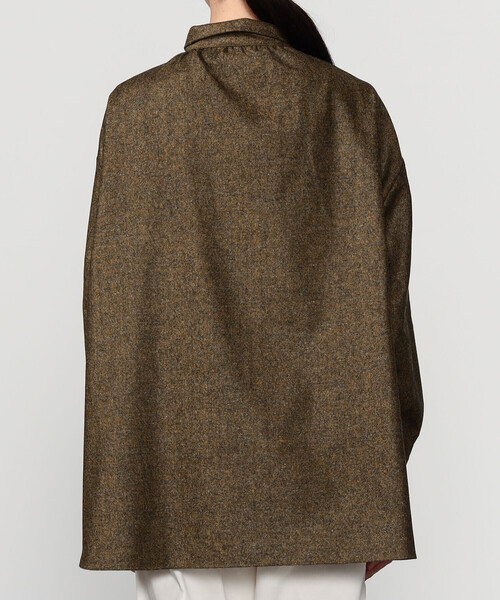 GALLEGO DESPORTES（ギャレゴデスポート）の「GALLEGO DESPORTES | デザインカラー 長袖シャツ WOMEN（シャツ/ブラウス・レディース・ブラウン・S）」の10枚目の写真