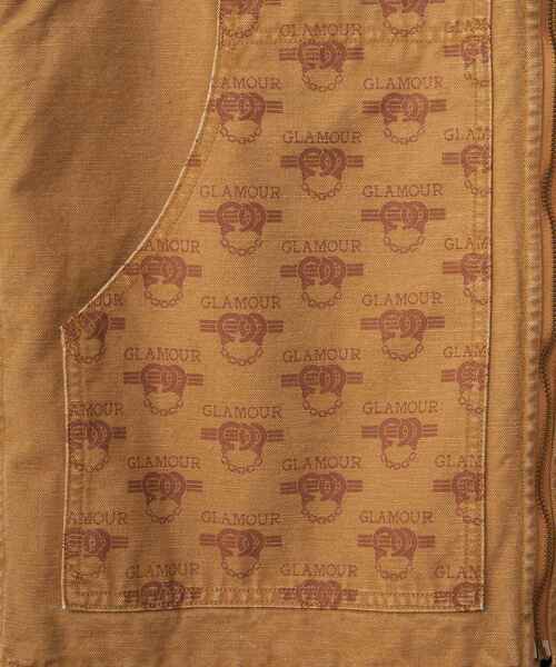 HYSTERIC GLAMOUR（ヒステリックグラマー）の「HYSTERIC HANDCUFFS ダックベスト（ベスト・メンズ・ベージュ/ブラック・MEDIUM/LARGE/X-LARGE/SMALL）」の5枚目の写真