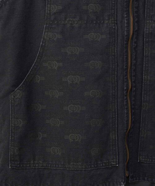 HYSTERIC GLAMOUR（ヒステリックグラマー）の「HYSTERIC HANDCUFFS ダックベスト（ベスト・メンズ・ベージュ/ブラック・MEDIUM/LARGE/X-LARGE/SMALL）」の8枚目の写真