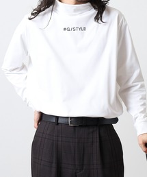 FUNALIVE（ファンアライブ）の「ハイネック ロゴ 長袖 プリントTシャツ（Tシャツ/カットソー・メンズ）」