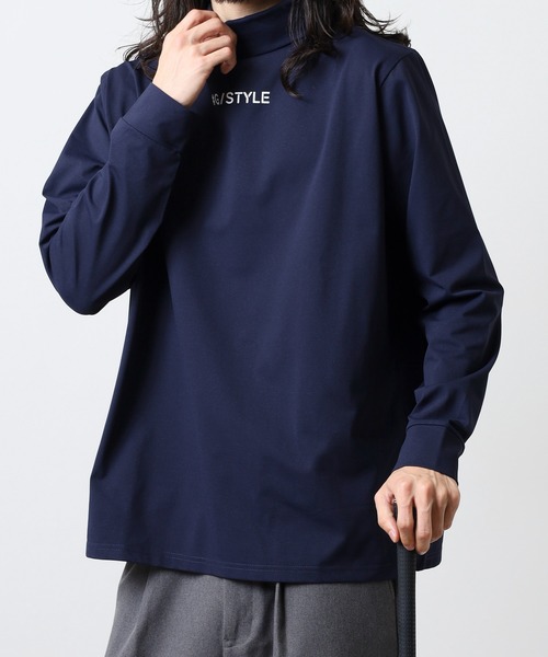 FUNALIVE（ファンアライブ）の「ハイネック ロゴ 長袖 プリントTシャツ（Tシャツ/カットソー・メンズ・チャコールグレー/ホワイト/ネイビー/ブラック・L/LL/M）」の17枚目の写真