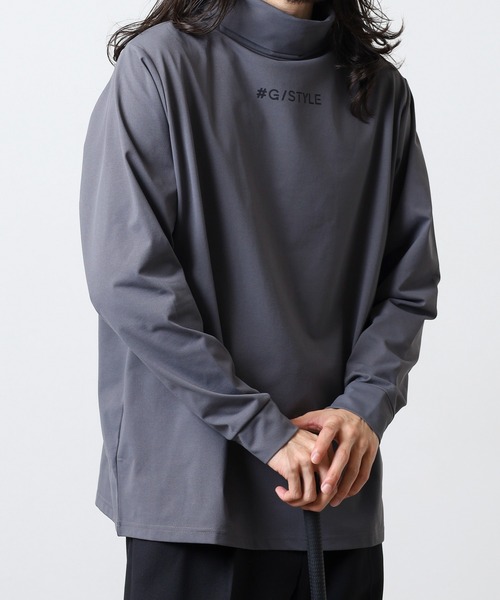 FUNALIVE（ファンアライブ）の「ハイネック ロゴ 長袖 プリントTシャツ（Tシャツ/カットソー・メンズ・チャコールグレー/ホワイト/ネイビー/ブラック・L/LL/M）」の15枚目の写真
