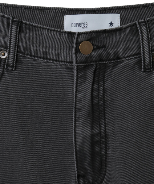 CONVERSE TOKYO（コンバーストウキョウ）の「COTTON CHINO WIDE PANTS（デニムパンツ・レディース・チャコールグレー/ボルドー/ベージュ・FREE）」の10枚目の写真