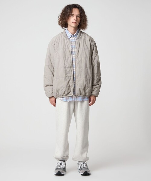 CITEN（シテン）の「＜CITEN＞キルティングジップブルゾン（ブルゾン・メンズ・ブラック/ライトグレー・M/L）」の22枚目の写真