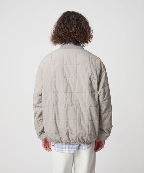 CITEN（シテン）の「＜CITEN＞キルティングジップブルゾン（ブルゾン・メンズ・ブラック/ライトグレー・M/L）」の17枚目の写真