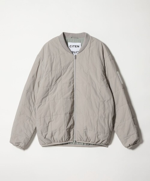 CITEN（シテン）の「＜CITEN＞キルティングジップブルゾン（ブルゾン・メンズ・ブラック/ライトグレー・M/L）」の16枚目の写真