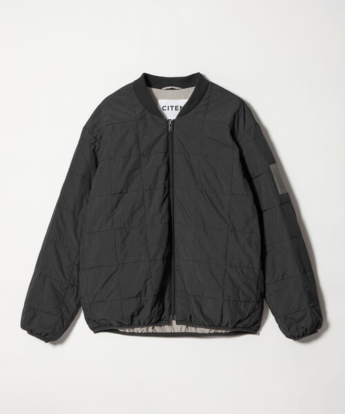 CITEN（シテン）の「＜CITEN＞キルティングジップブルゾン（ブルゾン・メンズ・ブラック/ライトグレー・M/L）」の7枚目の写真