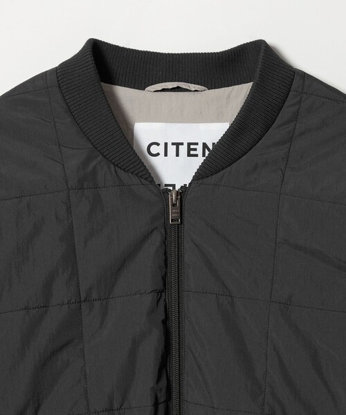 CITEN（シテン）の「＜CITEN＞キルティングジップブルゾン（ブルゾン・メンズ・ブラック/ライトグレー・M/L）」の5枚目の写真