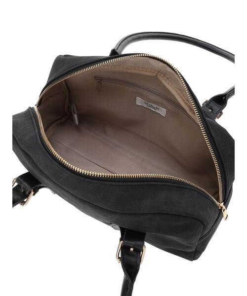 Te chichi TERRASSE（テチチテラス）の「スウェードボストンバッグ《2025autumn catalog item》（ハンドバッグ・レディース・チャコールグレー/キャメル・F）」の10枚目の写真