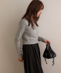 NOAHL(ノアル)の【NOAHL】MIXリブレイヤードカーディガンセット(アンサンブル)