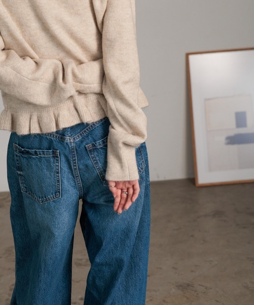 LOWRYS FARM（ローリーズファーム）の「チビフリルカーディガンＬＳ　596329（ニット/セーター・レディース・ブラウン/アイボリー/イエロー/グレー/ブルー・FREE）」の20枚目の写真