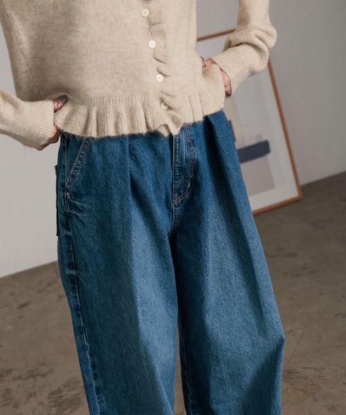 LOWRYS FARM（ローリーズファーム）の「チビフリルカーディガンＬＳ　596329（ニット/セーター・レディース・ブラウン/アイボリー/イエロー/グレー/ブルー・FREE）」の22枚目の写真