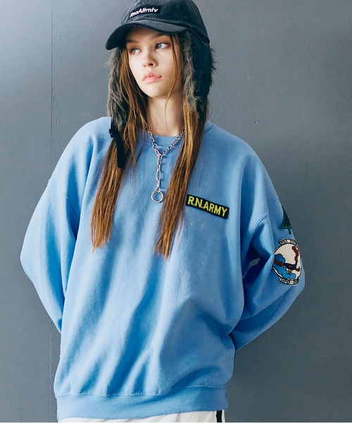 RNA（アールエヌエー）の「M2554 タイガートレーナー（スウェット・レディース・ブラック/ブルー/レッド・MEDIUM）」の11枚目の写真