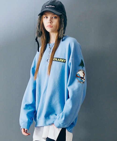 RNA（アールエヌエー）の「M2554 タイガートレーナー（スウェット・レディース・ブラック/ブルー/レッド・MEDIUM）」の10枚目の写真