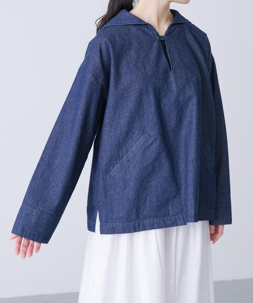 かぐれ　デニムプルオーバーシャツ かぐれ（カグレ）の「デニムプルオーバーシャツ（シャツ