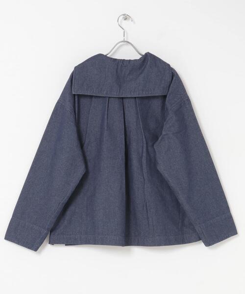 デニムセーラープルオーバー（シャツ/ブラウス）｜かぐれ（カグレ）の
