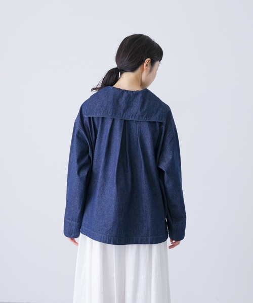 かぐれ　デニムプルオーバーシャツ かぐれ（カグレ）の「デニムプルオーバーシャツ（シャツ