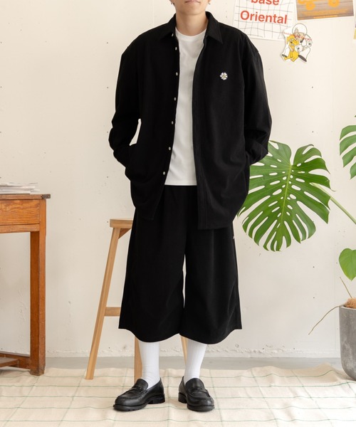 bashful base Oriental(バッシュフルベースオリエンタル)の「【bbO】バギーコーデュロイショーツ/ハーフパンツ(その他パンツ・メンズ・ブラック/ブラウン・SMALL/MEDIUM/LARGE)」の6枚目の写真