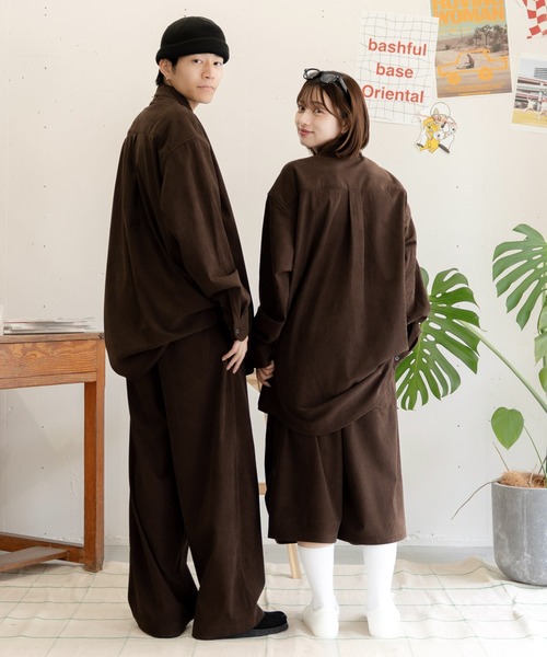 bashful base Oriental(バッシュフルベースオリエンタル)の「【bbO】バギーコーデュロイショーツ/ハーフパンツ(その他パンツ・メンズ・ブラック/ブラウン・SMALL/MEDIUM/LARGE)」の20枚目の写真
