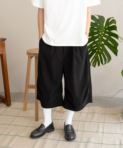 bashful base Oriental(バッシュフルベースオリエンタル)の「【bbO】バギーコーデュロイショーツ/ハーフパンツ(その他パンツ・メンズ・ブラック/ブラウン・SMALL/MEDIUM/LARGE)」の22枚目の写真
