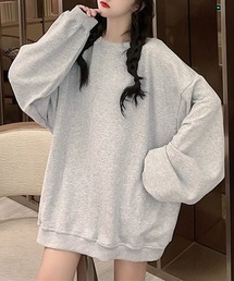 Pittok（ピットク）の「ゆったりオーバーサイズトレーナー（スウェット）」