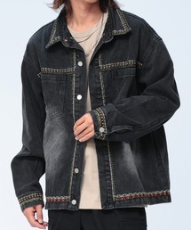 WOODENDOLL（ウッディンドール）の「WOODENDOLL トリミングステッチ デニムジャケット（デニムジャケット）」