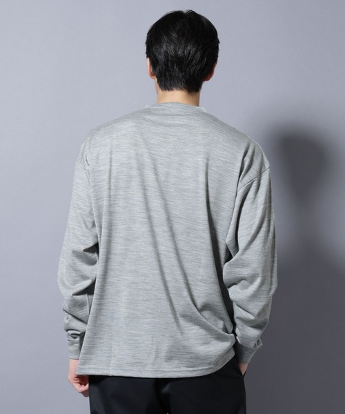 NANO universe（ナノユニバース）の「MIYATA×NANO JAPAN MADE 100%WOOL Tシャツ（Tシャツ/カットソー・メンズ・ブラウン/チャコール/ライトグレー・L/M）」の22枚目の写真