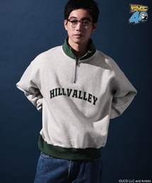 niko and... | 【バック・トゥ・ザ・フューチャー】コラボプリントハーフジッププルオーバー(スウェット)