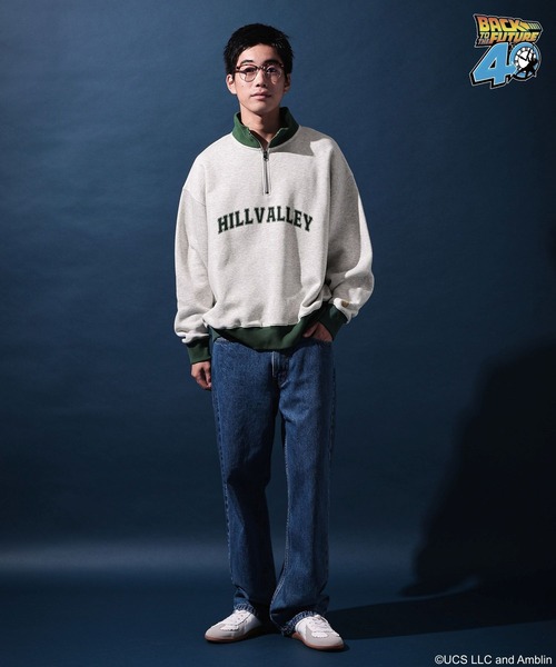 バック・トゥ・ザ・フューチャー】コラボプリントハーフジッププル