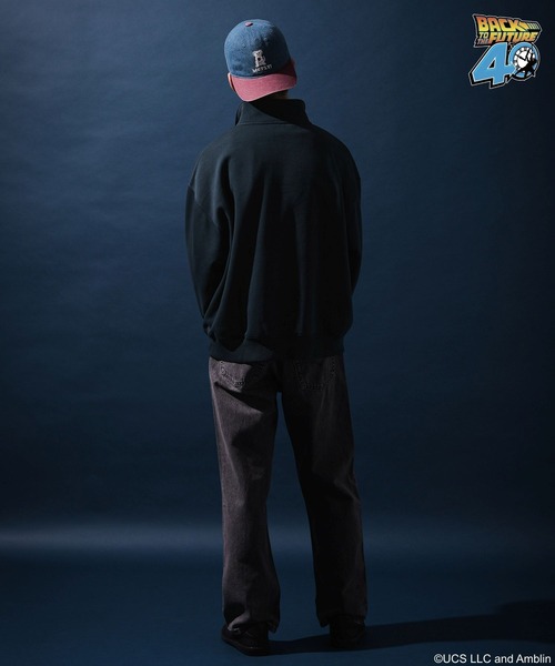 niko and...（ニコアンド）の「【バック・トゥ・ザ・フューチャー】コラボプリントハーフジッププルオーバー（スウェット・メンズ・ネイビー/ライトグレー・MEDIUM/LARGE）」の10枚目の写真