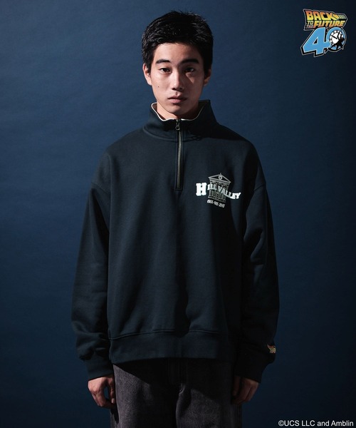 バック・トゥ・ザ・フューチャー】コラボプリントハーフジッププル
