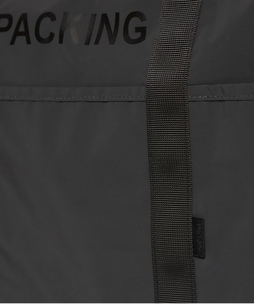 PACKING（パッキング）の「PACKING/パッキング　BLACK REFLECTIVE TOTE（トートバッグ・メンズ・ブラック・F）」の13枚目の写真
