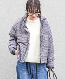中綿クロップドジャケット