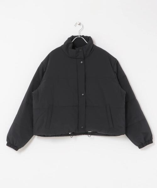 ITEMS URBANRESEARCH(アイテムズ アーバンリサーチ)の「中綿クロップドジャケット(ダウンジャケット/コート・レディース・ブラック/ライトブルー/チェック・FREE)」の20枚目の写真