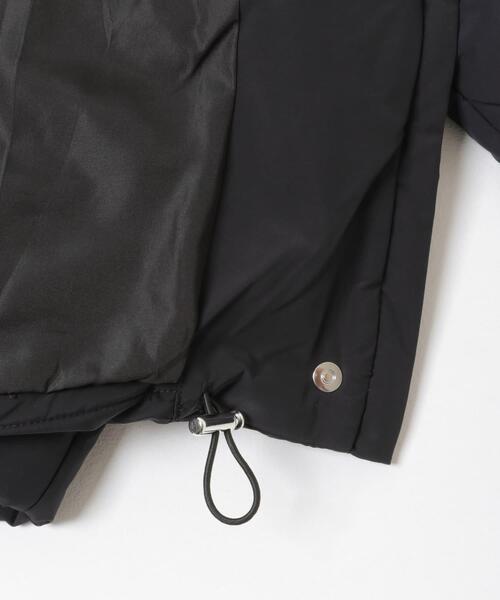 ITEMS URBANRESEARCH(アイテムズ アーバンリサーチ)の「中綿クロップドジャケット(ダウンジャケット/コート・レディース・ブラック/ライトブルー/チェック・FREE)」の22枚目の写真