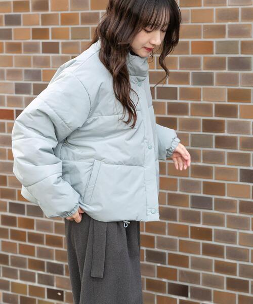 セール】中綿クロップドジャケット（ダウンジャケット/コート）｜ITEMS