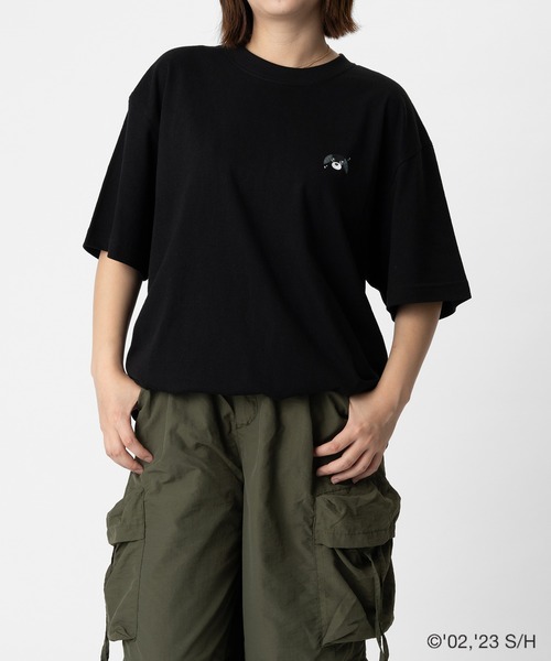 ZOZO(ゾゾ)の「お茶犬 × ZOZOTOWN クロリョク ビッグTシャツ(Tシャツ/カットソー・レディース・ホワイト/ブラック/グレー・M/L)」の8枚目の写真