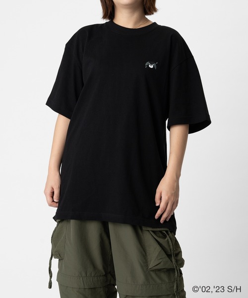 ZOZO(ゾゾ)の「お茶犬 × ZOZOTOWN クロリョク ビッグTシャツ(Tシャツ/カットソー・レディース・ホワイト/ブラック/グレー・M/L)」の7枚目の写真