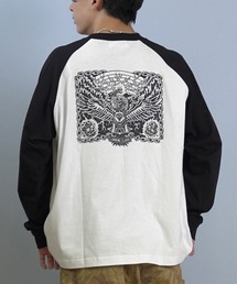 LURKING CLASS（ラーキングクラス）の「LURKING CLASS/ラーキングクラス 長袖 Tシャツ ロンT ラグラン バックプリント オーバーサイズ UNCHAINED RAGLAN L/S TEE ST25FTM04（Tシャツ/カットソー）」