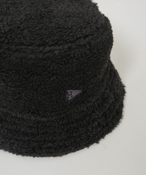 Healthknit(ヘルスニット)の「Healthknit/別注ボアバケットハット(ハット・レディース・ブラック/ライトベージュ/ブラウン・FREE)」の11枚目の写真