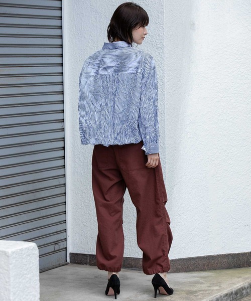Munich(ミューニック)の「ソフトコットンダックワークパンツ(その他パンツ・レディース・ブラック/ホワイト/ボルドー・S/M/XS)」の19枚目の写真